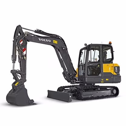 Pelle sur chenille volvo ecr60d